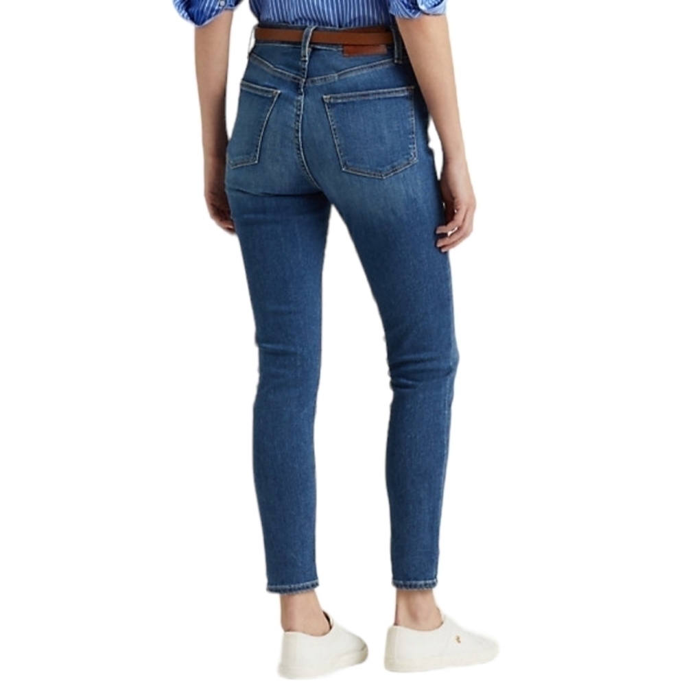 Ralph Lauren High-Rise Skinny Ankle Jean